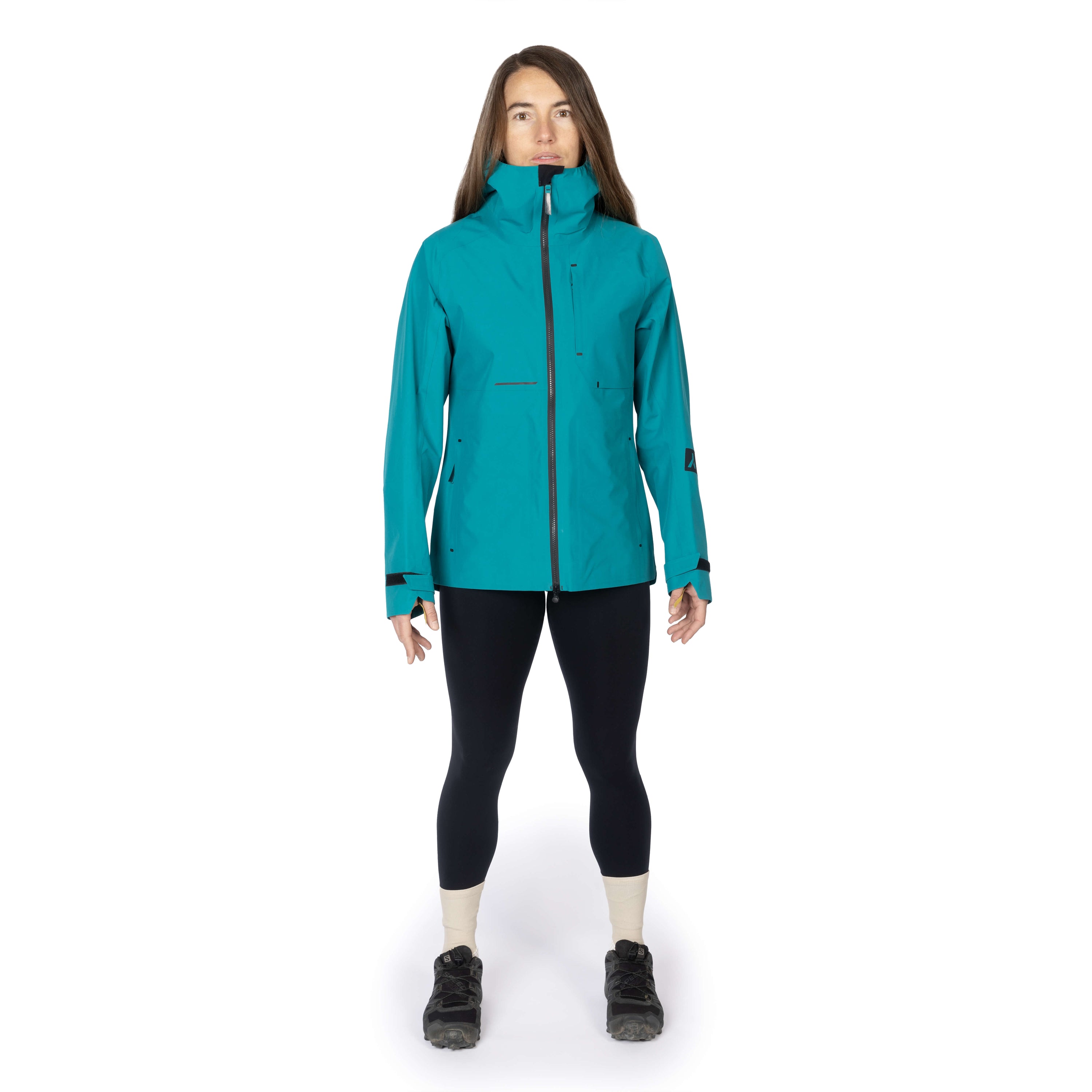 veste shell 3 couches membrane imperméable et respirante.  Fabriquée en france. Recyclée et recyclable. Style et look gorpcore.