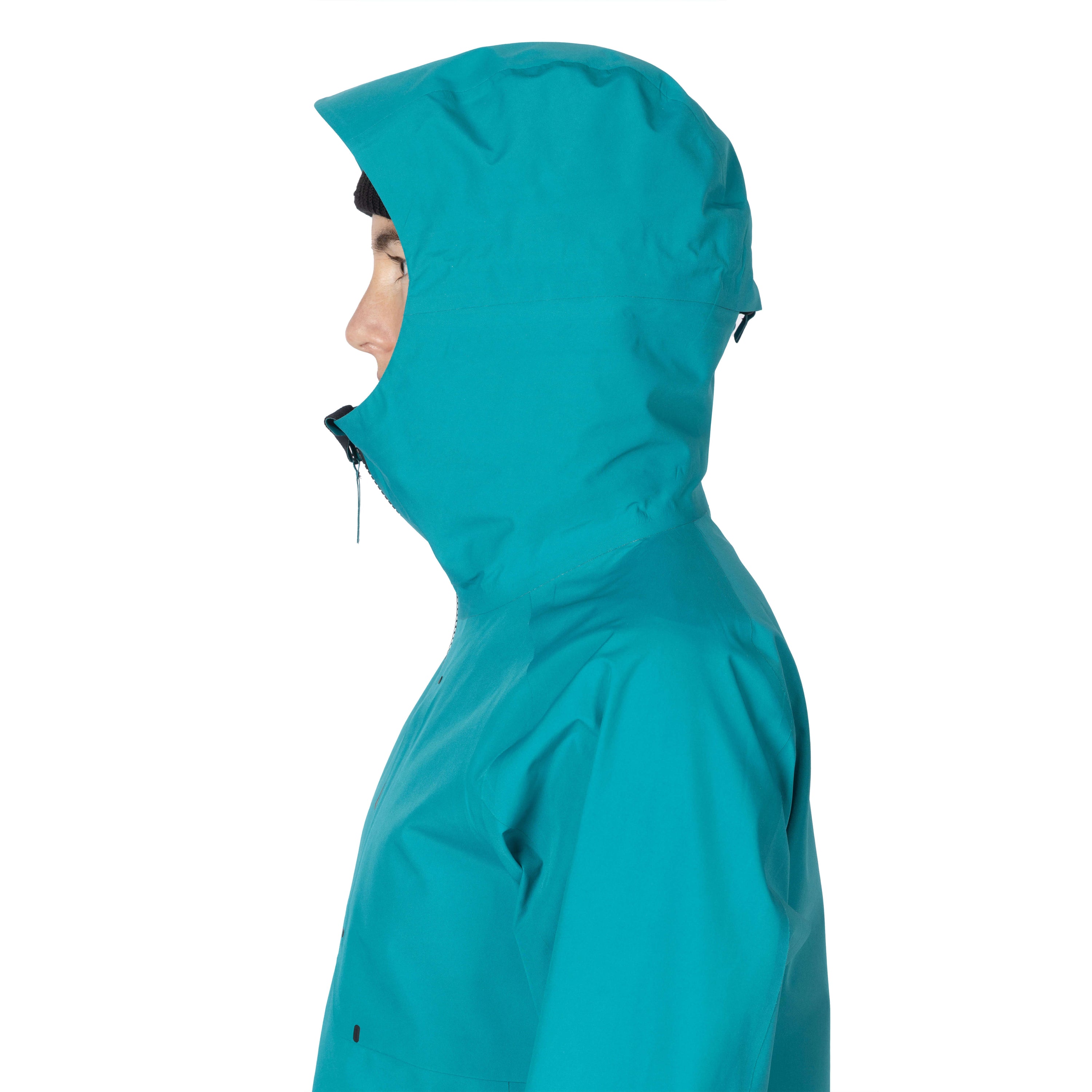 veste shell 3 couches membrane imperméable et respirante.  Fabriquée en france. Recyclée et recyclable. Style et look gorpcore.