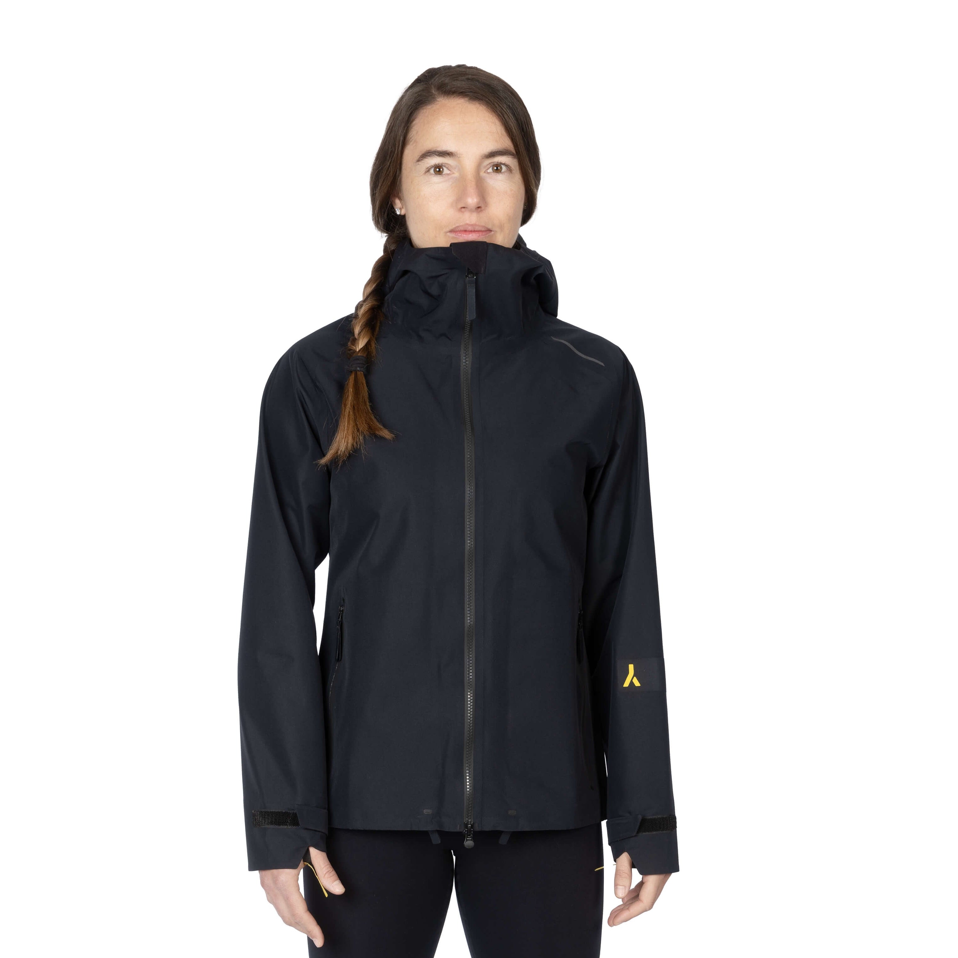 veste shell 3 couches membrane imperméable et respirante. Fabriquée en france. Recyclée et recyclable. Style et look gorpcore.